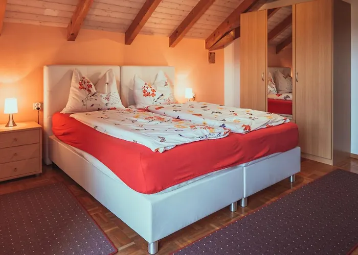 Armonia Altach, 2-6 P, 2 Schlafzimmer, Kueche, Parkplatz, Balkon, Wifi, Garten, Stellplatz Fuer Ski